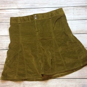 Athleta Cord Skirt- Khaki color